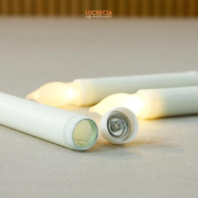 Lilin elektrik Led Candle Satuan Dekorasi Lilin Palsu Pajangan Rumah Pesta Wedding Pernikahan LED-15