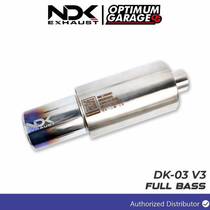KNALPOT MOBIL RACING NDK EXHAUST MUFLER DK-03V3 SILINCER KNALPOT NDK ORIGINAL DAN TERPERCAYA