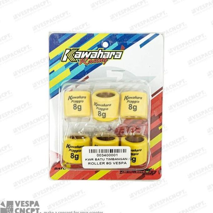 Roller Teflon Kawahara 8 Gram Vespa Sprint Primavera Lx S Gts 150Cc Premium