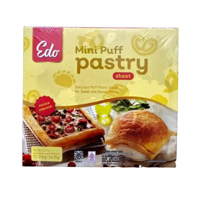 Puff Pastry Sheet Frozen Zuppa Soup Edo 375 750 Gram / Kulit Pastry Siap Pakai