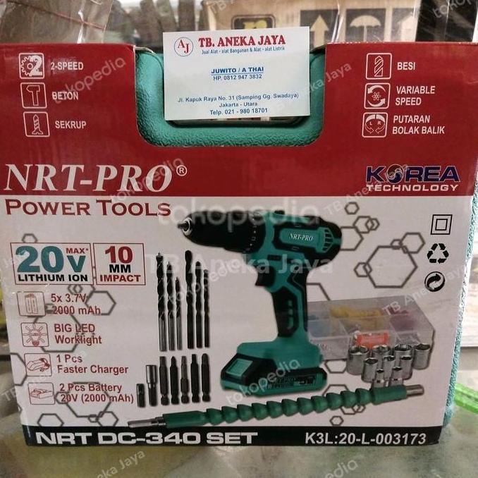 Bor Baterai Nrt-Pro Dc 340 Hd (New)