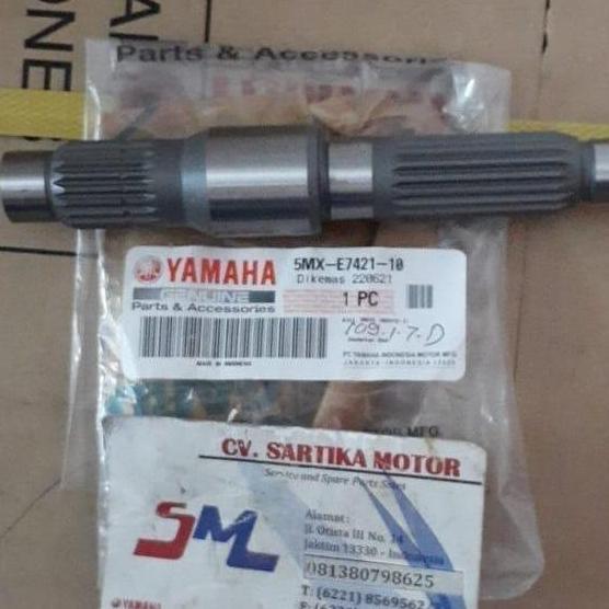 As Roda Belakang Nouvo Z 5Mx-E7421-10 Original Kode Part 5Mx-E7421-10 Suku Cadang Motor Yamaha Origi