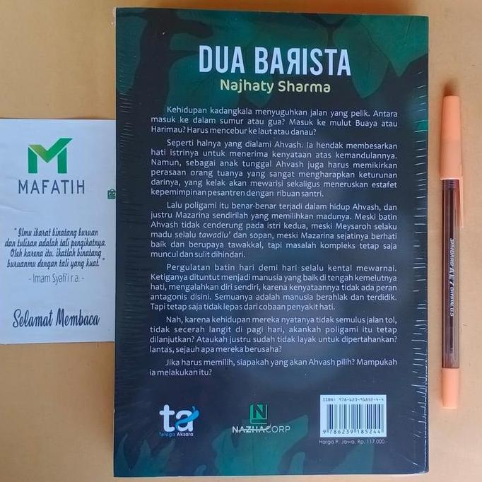 Neha_Alkahm - [Original] Buku Novel Dua Barista - Najhaty Sharma - Telaga Aksara