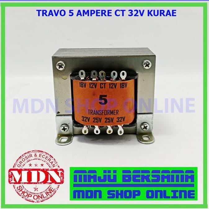 Promo Travo Trafo 3A Ct 24V /  5A Kecil Ct 32V / 5A Besar Ct 32V Kurae Tembaga Murni - Trafo 5A 3A B