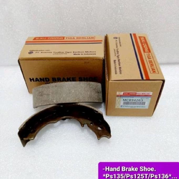 Hand Brake Shoe Kampas Rem Tangan Canter Ps125 / Hdx Promo