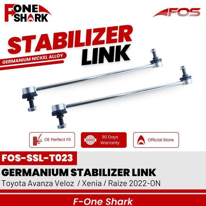 Parling Laris F-One Shark Fos Front Sway Bar Link Stabilizer Link Stabil Toyota Avanza Veloz  / Xeni