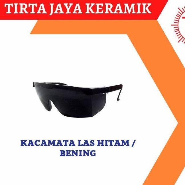 Ready Kacamata Las Hitam/Bening
