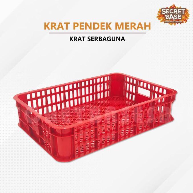 KRAT PENDEK - Keranjang Serbaguna / Keranjang Roti / Keranjang Plastik