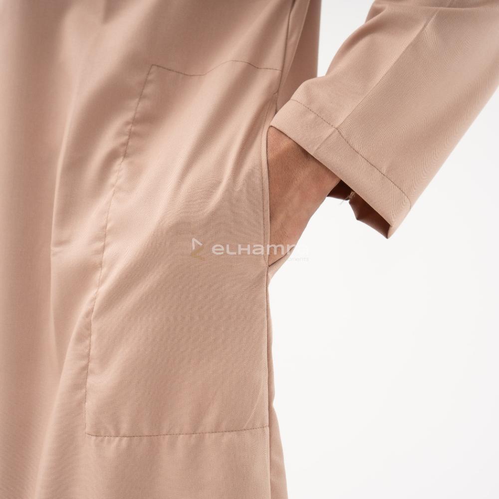 TERBARU ELHAMRA - JUBAH SLIMFIT DEWASA GAMIS PRIA KANCING SULTAN BAHAN TOYOBO M33B