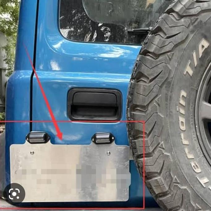 SUZUKI JIMNY JB74 BRACKET PLAT NOMOR BELAKANG POSISI KIRI
