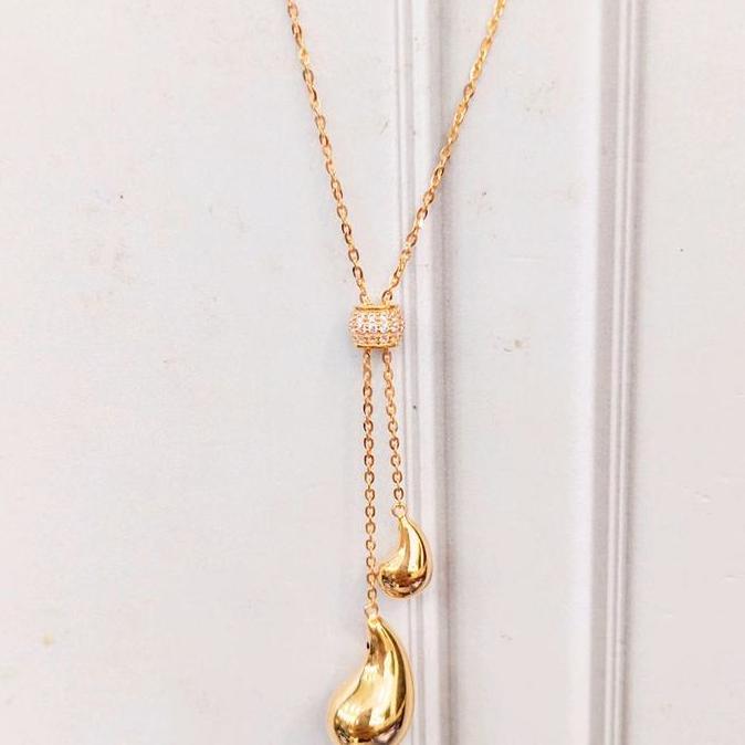 Kalung Rollo BTG Permata 16K 39cm
