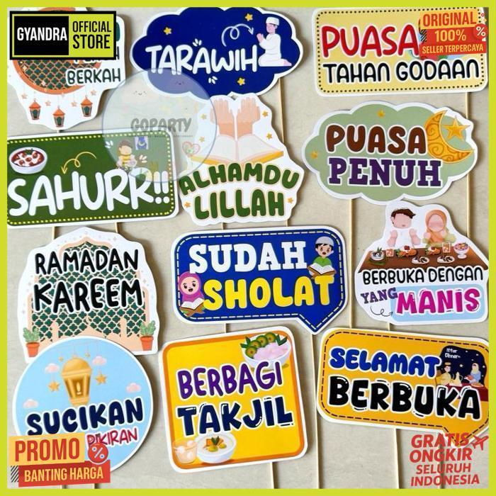 Gratis Ongkir Photobooth Props Ramadan Idul Fitri Lebaran Tongkat Foto Ramadhan Dekorasi Hiasan Phot