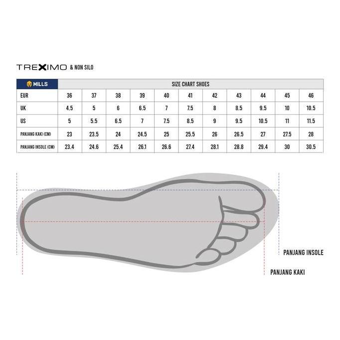 Termurah / Hot Sale Sepatu Running Mills Treximo Enerlite - Sepatu Running Unisex Wanita Pria - Sepa