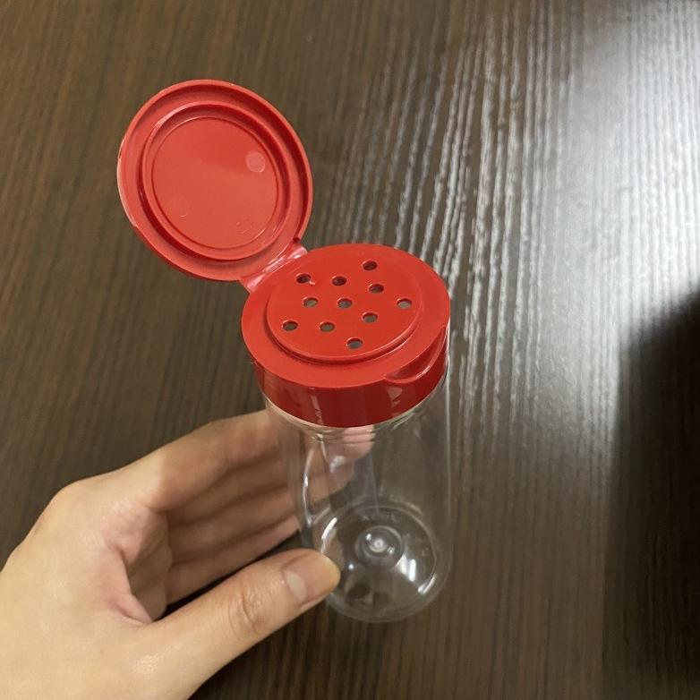 BIG PROMO Toples bumbu LUBANG KECIL boncabe 140ml botol plastik kobe kormik 140 ml