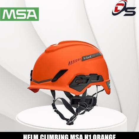 Ready MSA H1 Safety Helmet Climbing Orange Helm Safety Msa Trivent Lokal SNI