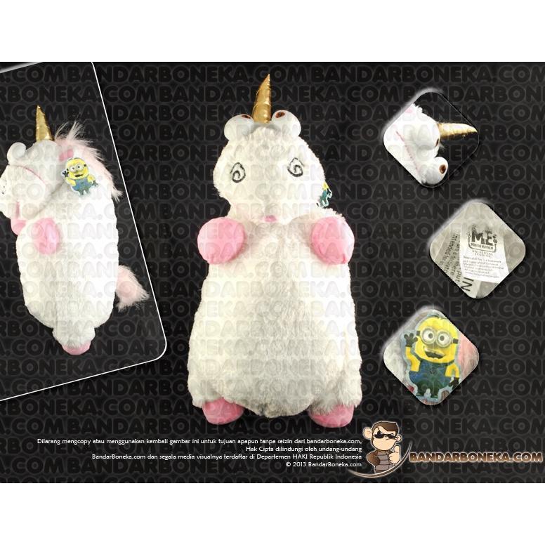 Despicable Me Boneka Fluffy Unicorn Agnes Pony Original Universal (Notag)