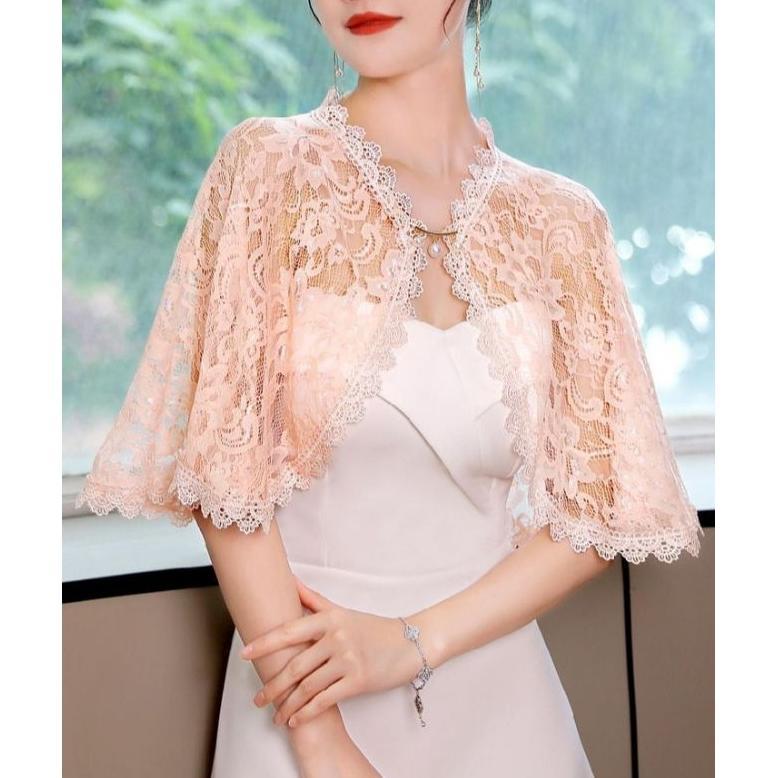 NEW AUTER BLUS KARDIGAN KEKINIAN.AUTER BLUS BROKAT RENDA