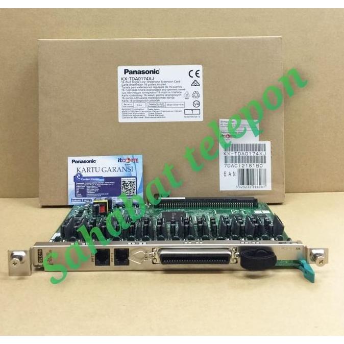 Sale Panasonic Card Kx-Tda0174Xj (16 Port Single Line Telephone Extension )
