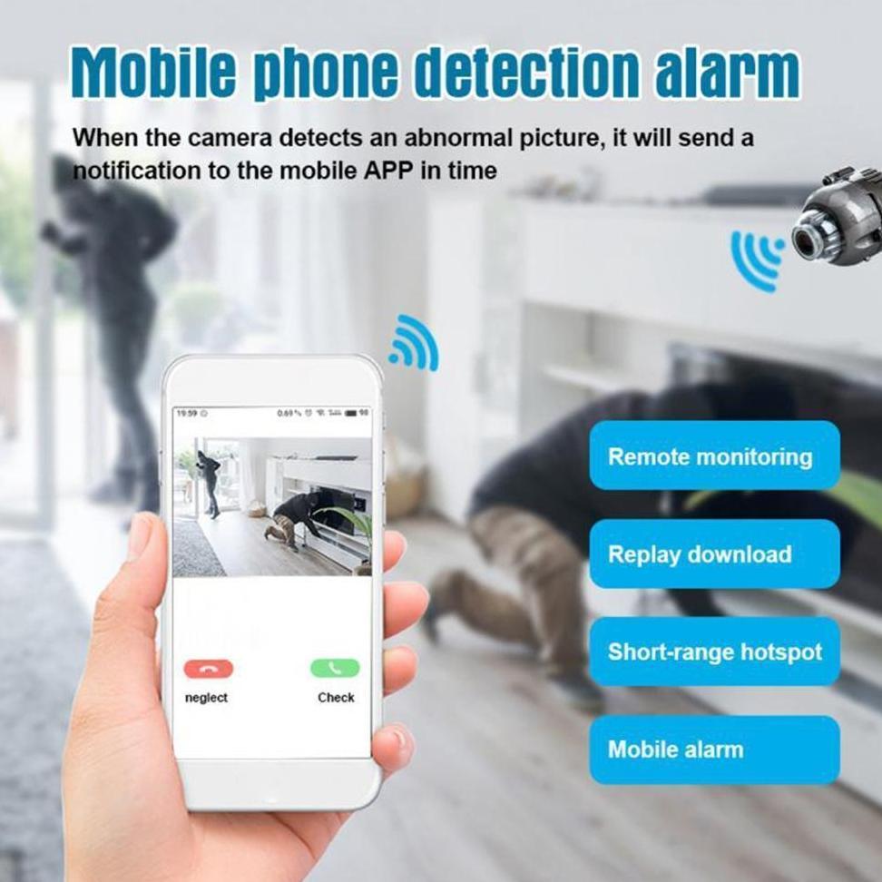 Pemotretan Sudut Super Lebar Camera Mini Wifi Hidden Camera Pemotretan 4K Hd Camera Wifi Mini Hidden