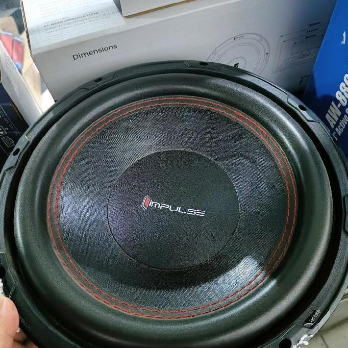 Murah Subwoofer Impulse 12" Sw-3000 Competition Triple Magnet.Spl.Prokick - Hitam