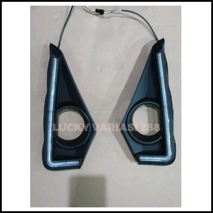 DISKON FOGLAMP DRL AVANZA VELOZ 2022 - ON + LAMPU SEIN RUNNING CAR 
