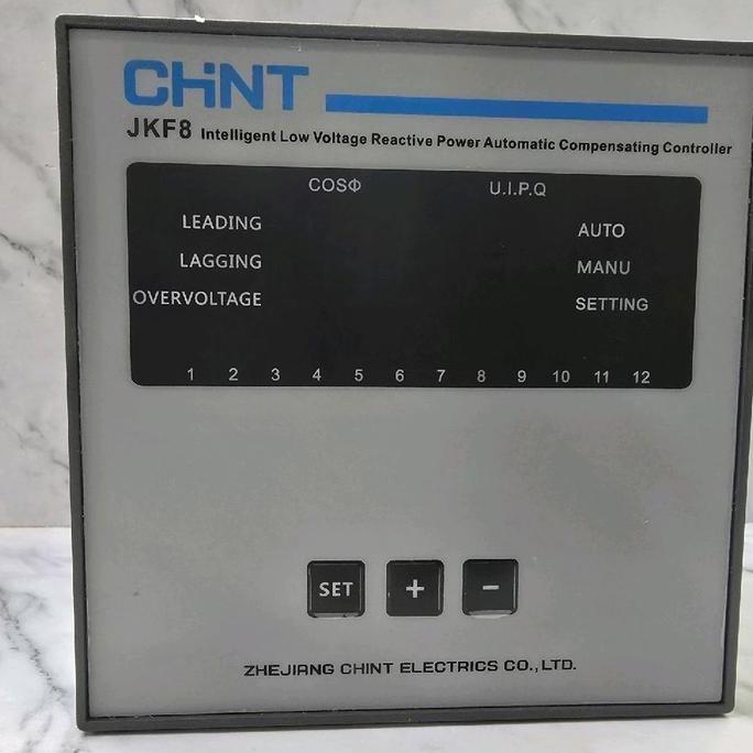Power Factor Controller Regulator 12Step Jkf8-12 380V Chint 507002