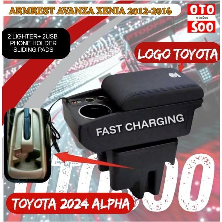 Armrest Avanza Xenia 2012-2017 -Console Box Avanza Xenia 2012-2017 -Otosoo Indonesia New Stok