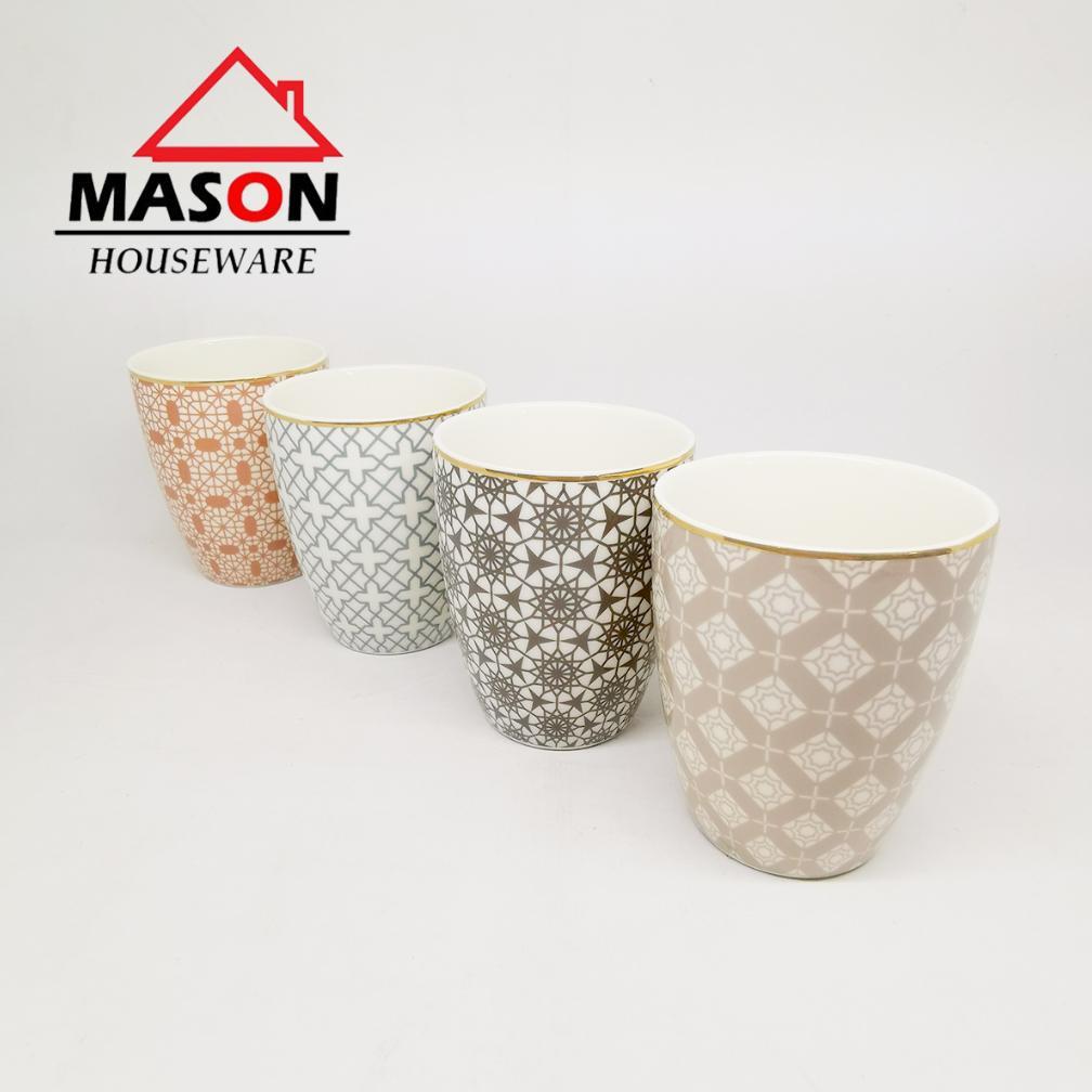 Mug Keramik / Mug Kopi / Mug Teh Motif Batik Mason