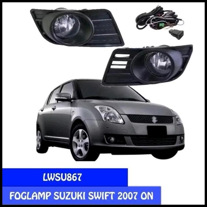 GRATIS ONGKIR FOGLAMP LAMPU KABUT LAMPU TEMBAK SUZUKI SWIFT  LAMA 2005-2006 SWIFT NEW 2007-2010 ALL 