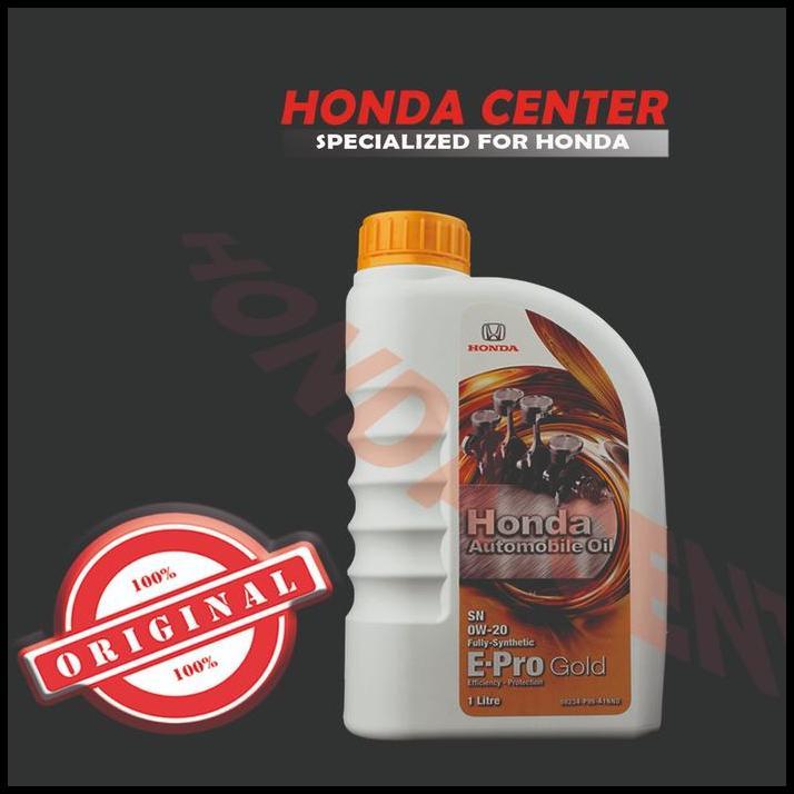 TERLARIS OLI OIL MESIN ENGINE E-PRO GOLD SN 0W-20 1L FULL SYINTETIC MOBIL HONDA