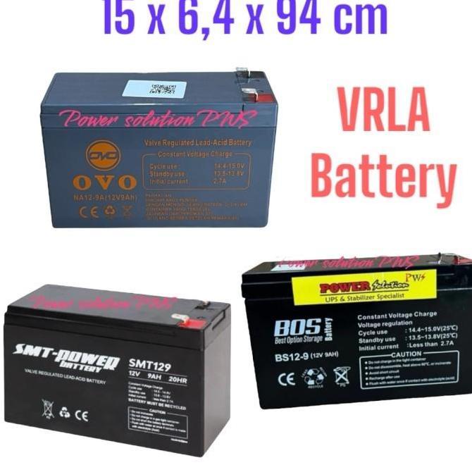 Baterai UPS APC 800 900 950 1100 1200 Battery Compatible For UPS APC 12V 9A