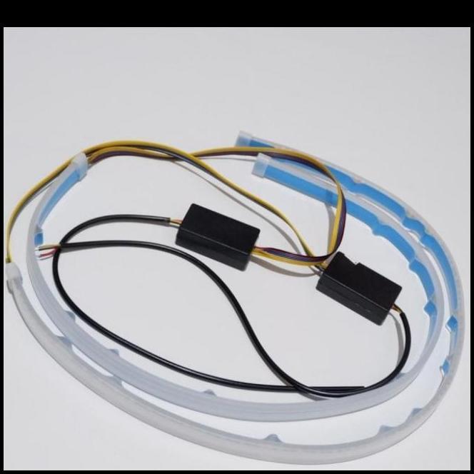 TERBARU LAMPU ALIS RUNNING TURNING LED 2 WARNA MOBIL ALL NEW FORTUNER