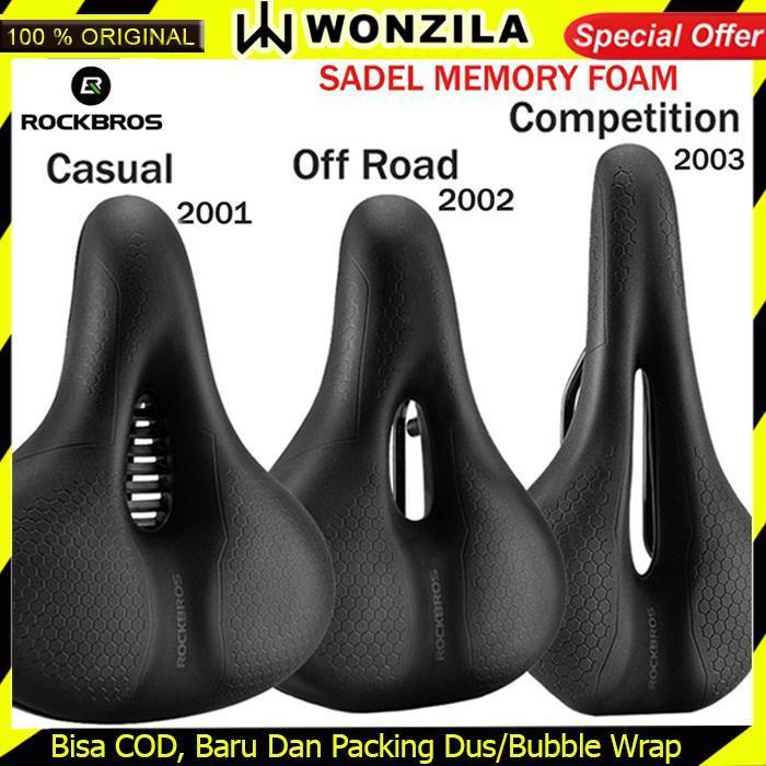 Rockbros Sadel Sepeda Empuk Memory Memori Foam Sepeda Lipat MTB