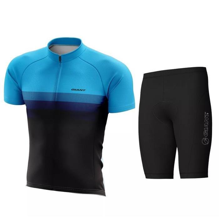 Jersey Sepeda GIANT Gradient Setelan Celana Sepeda Gowes Roadbike MTB