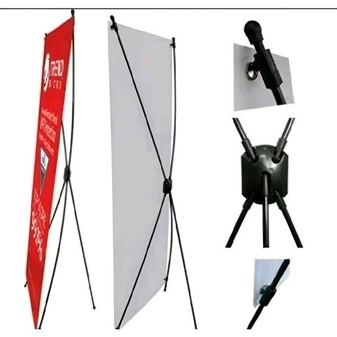 X Banner 60x160 Putih Stand Standing Banner