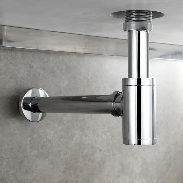 Sifon Botol Wastafel Model TOTO/Sifon Pembuangan Wastafel Kuningan