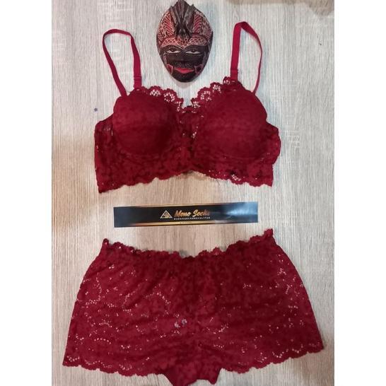 HOT [MERAH JUPE]BRA SET + CD MERAH,LINGERIE,BRASET,BRA + CD,BRA SET BANDUNG