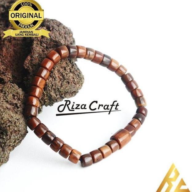 Gelang Tasbih Kayu Kokka Kaukah ASLI Turki Arab 33 Butir Pria Wanita