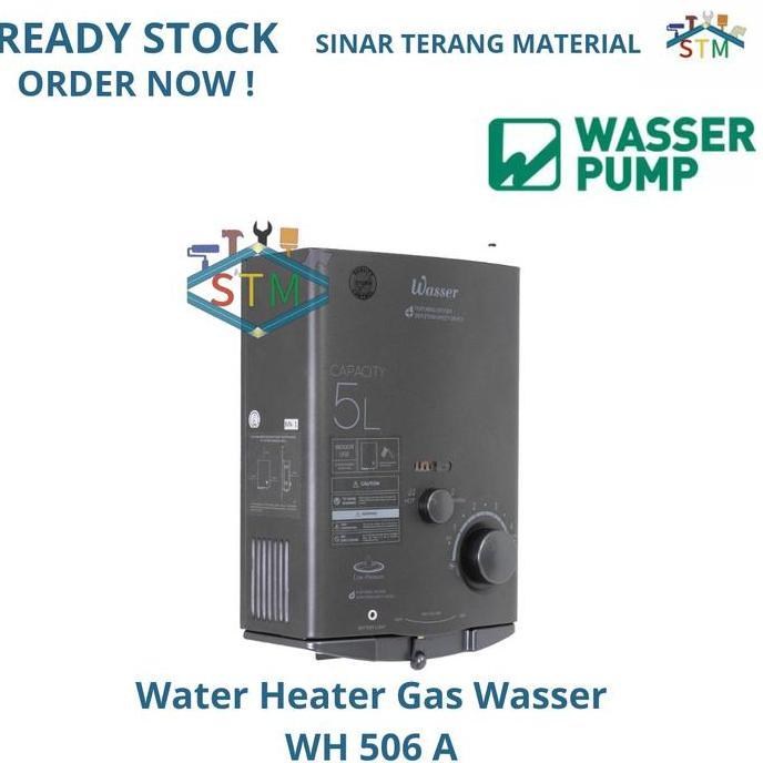 Sale Water Heater Wasser Wh-506A / Water Heater Wasser Wh 506 A - Gas Lpg