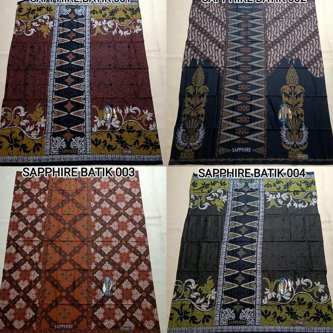 SARUNG SAPPHIRE MOTIF BATIK NEW - SARUNG TENUN BATIK SAPPHIRE ORIGINAL