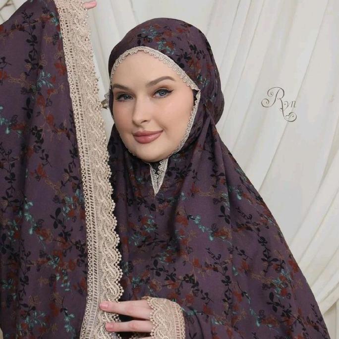 Ryn Rayyan Official | Mukena Rayyan Rihana Series | Mukena Dewasa Travelling Rayon RYN Super Jumbo