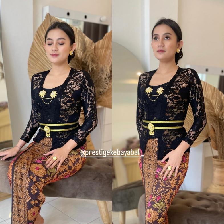 Hot Deals (Bisa Cod) One Set Kebaya Sofia Strait/Setelan Kebaya Sofia/Kebaya Brokat Sofia/Kebaya Bal