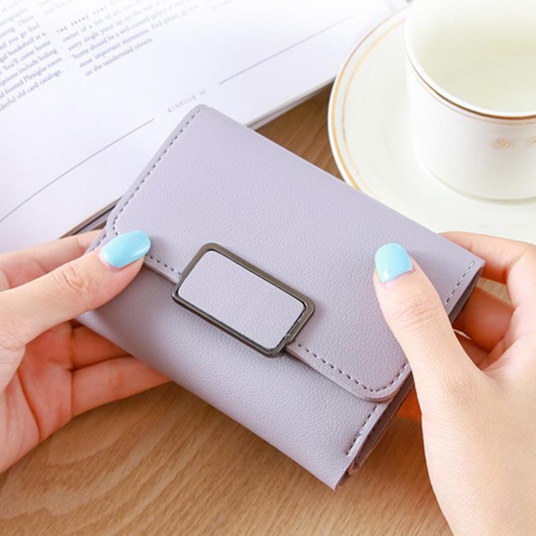 ( 27An.Id ) Dompet Lipat Wanita Retro Paragraf 117C / A49 Dompet Mini Lipat Korean Trendy