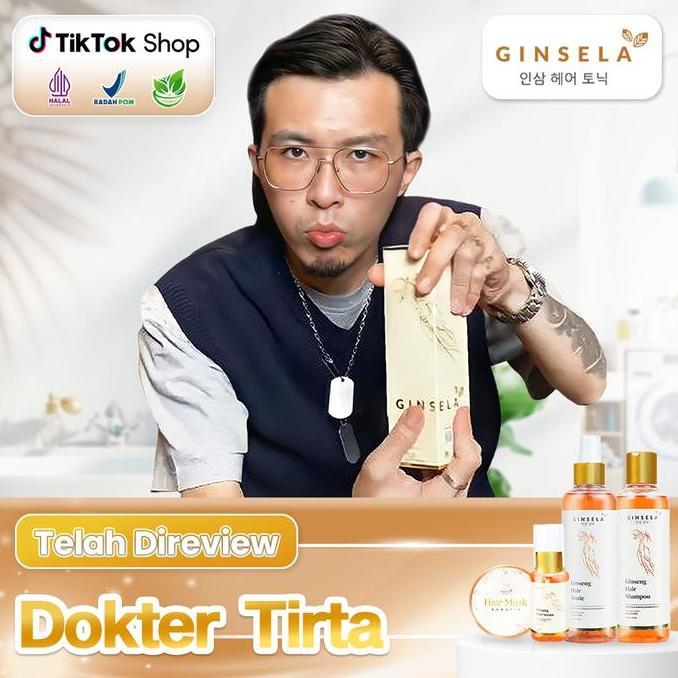 GINSELA INDONESIA UNTUK RAMBUT RONTOK// PENUMBUH RAMBUT// KEBOTAKAN// RAMBUT PITAK DAN BERUBAN