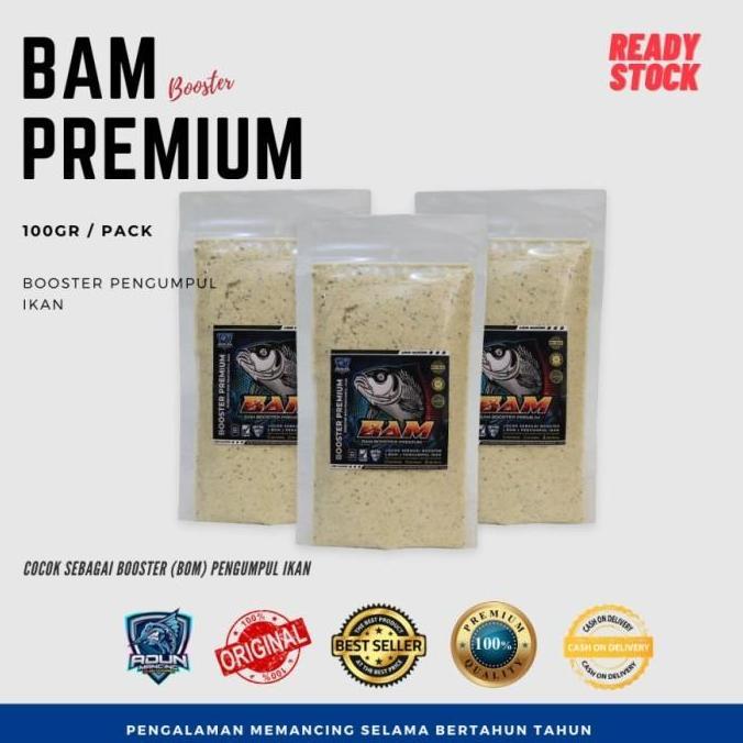 bam booster adun mancing - umpan bendingan pengumpul ikan original