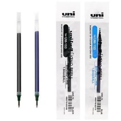 DERADUAJI (100 Pcs) Refill pulpen Uni-Ball Signo Board 1.0mm UM-153 / Isi Pulpen UMR 10