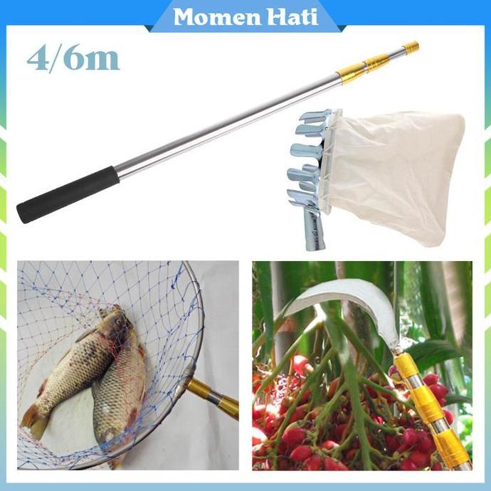 SASGIVER Alat Panen Buah Tinggi / Galah Pemetik Buah / Portable / Alat Logam