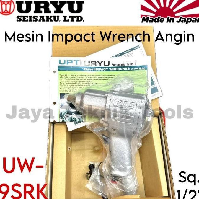 FRONGCHI Mesin Impact Wrench Angin UW-9SRK URYU JEPANG U Drive 1/2 inch Pneumatic UW 9 SRK Tools Kun