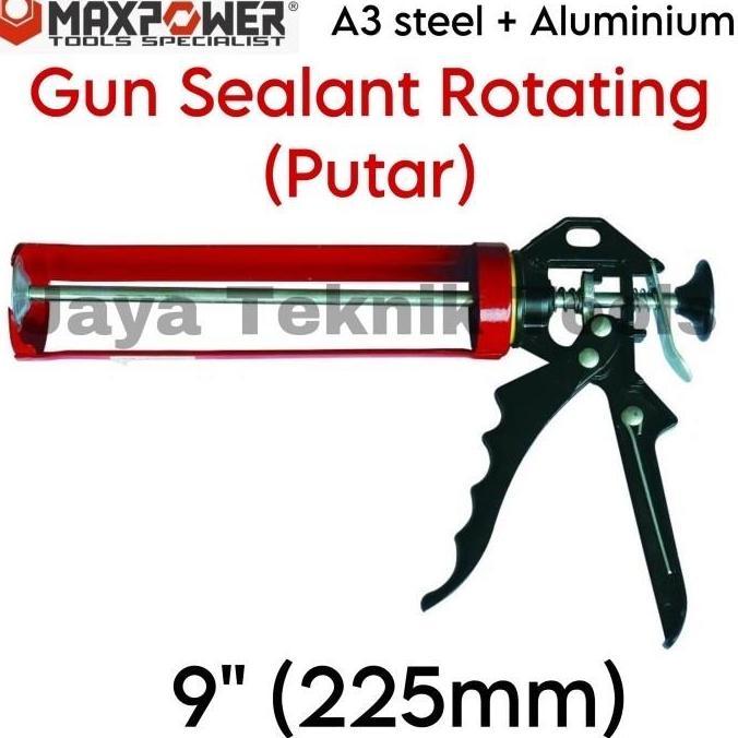 FRONGCHI Silicon Gun Sealant Maxpower Cangkrang Putar Caulking Air Angin