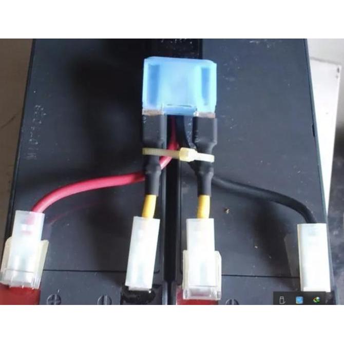 Kabel Conector + Fuse Ups apc SUA750i. Konektor fuse baterai ups apc